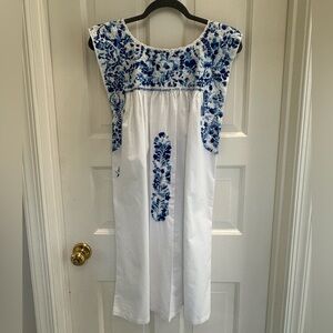 Mi Golondrina Flores Short Dress Sz S